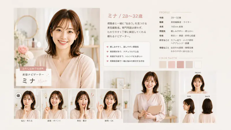 美容の動画生成に使用した画像