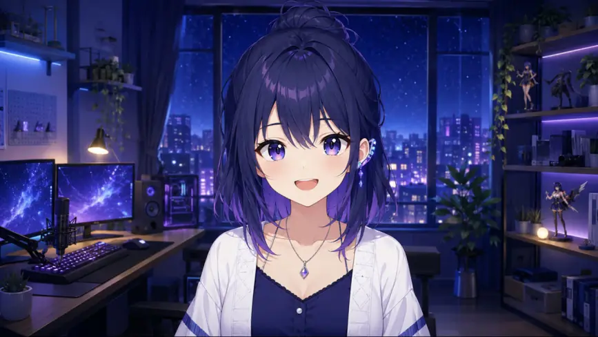 Live2D女性アバターの元画像