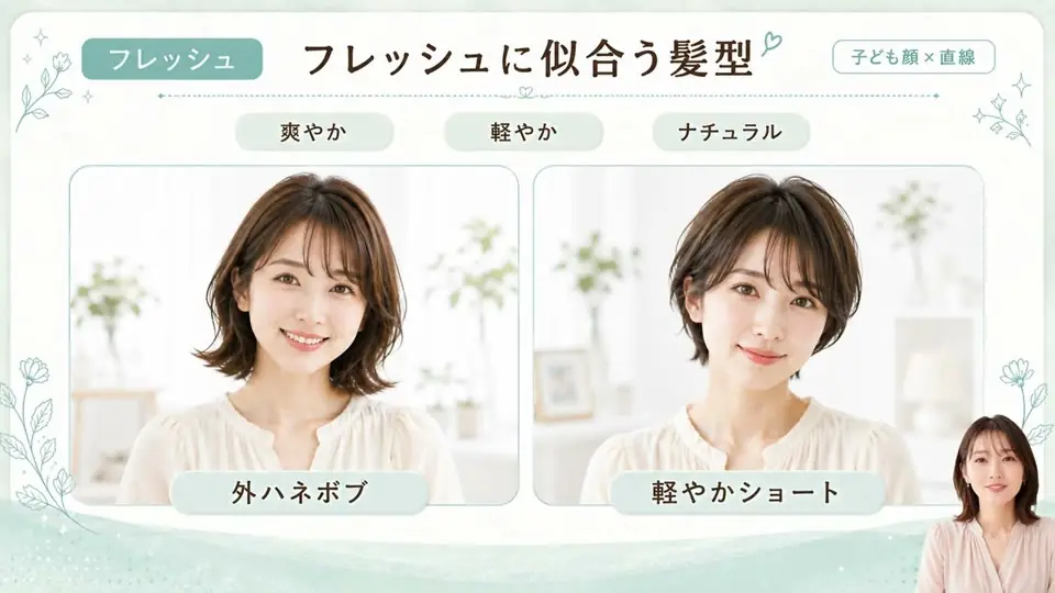 美容・髪型診断の動画サンプル